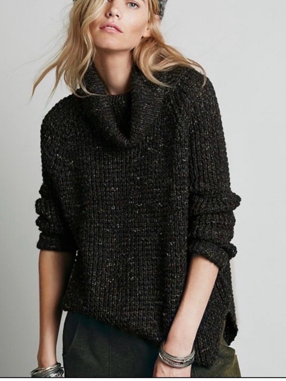 Free People Teddy Tunic Sweater - Oversized Knit
